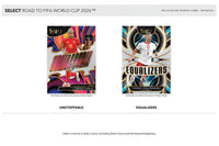2025-26 Panini SELECT FIFA Road to World Cup Soccer Blaster Box Featuring Stars from the 2026 World Cup with EXCLUSIVE Blaster Green and Pink Mojo Parallels
