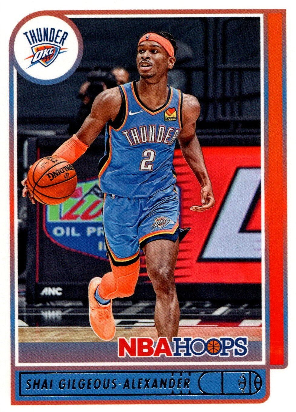 Shai Gilgeous-Alexander 2021 2022 Panini Hoops Basketball Series Mint 4th Year Card #3