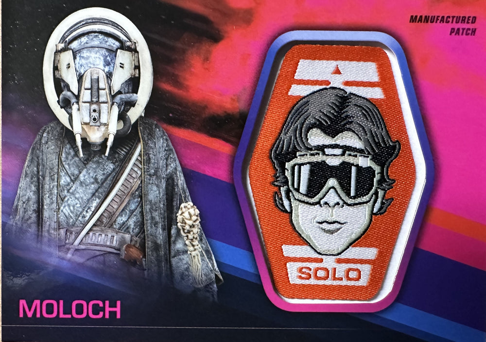 Solo A Star Wars Story Moloch ‘Han Solo’ Manufactured Patch Card MP-MH   Only 99 Made