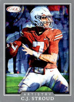 C.J. Stroud 2022 SAGE Artistry Silver Mint Card #36
