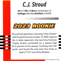C.J. Stroud 2023 Score Football Series Mint Throwback Rookies ROOKIE Card #2
