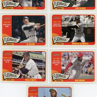 2014 Topps Heritage Baseball Flashbacks Insert Set with Sandy Koufax, Roberto Clemente, Willie Mays+