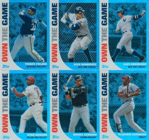 2008 Topps Own the Game Complete Insert Set