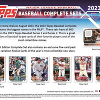 2023 Topps Baseball RETAIL Edition Factory Sealed Set with 5 EXCLUSIVE Rookie Variation Cards