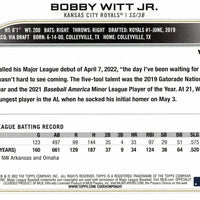 2022 Topps Traded Baseball Updates and Highlights Series Set LOADED with Rookies including Julio Rodriguez and Bobby Witt Jr. PLUS