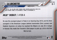 2020 Topps Traded Baseball Update and Highlights Series Set featuring Randy Arozarena and Bo Bichette Rookie Cards with Stars and Hall of Famers Plus
