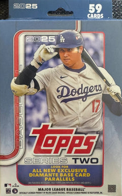 2025 Topps Baseball Series 2 Factory Sealed 59 Card HANGER Box