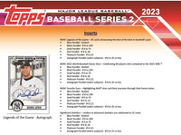 2023 Topps Baseball Series Two Hanger Box of 67 Cards
