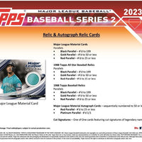 2023 Topps Baseball Series TWO Retail Box of 24 Packs