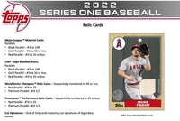 2022 Topps Baseball HUGE Series ONE Retail Box of 24 Packs with 16 Cards in each (384 cards total) Possible Cal Raleigh Rookie Card 277
