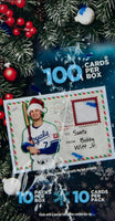 2024 Topps Baseball Holiday MEGA BOX Containing 100 Cards Including 1 Relic, Autograph or Autograph Relic Plus an Ornament Box Loader in Every Box
