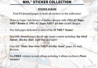 2023 2024 Topps NHL Sticker Collection Unopened Factory Sealed Box

