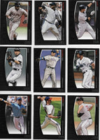 2009 Topps Unique Baseball Series Complete Mint 200 Card Set Loaded with Stars, Hall of Famers and Short Printed Rookie Cards Plus
