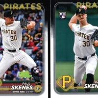 2024 Topps Traded Baseball Updates and Highlights Series Set LOADED with Rookies including Paul Skenes, Jackson Holliday, Merrill and Chourio PLUS