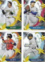 2025 Topps Stars of MLB Update Series Complete Mint 25 Card Insert Set SMLB #61-85 Featuring Nick Kurtz and Shohei Ohtani Plus
