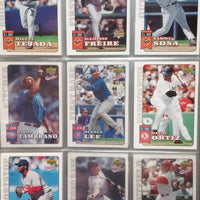 2006 Upper Deck First Pitch Baseball Series Complete Mint 220 Card Set Loaded with Stars and Hall of Famers including Derek Jeter, Greg Maddux, David Ortiz and Ken Griffey Jr Plus