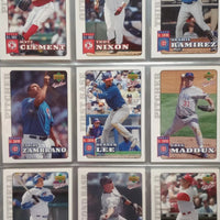 2006 Upper Deck First Pitch Baseball Series Complete Mint 220 Card Set Loaded with Stars and Hall of Famers including Derek Jeter, Greg Maddux, David Ortiz and Ken Griffey Jr Plus