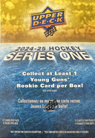 2024 2025 Upper Deck Series One Hockey Unopened Blaster Box of Packs with a Young Guns Rookie Card and Green Dazzler Card Plus
