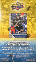 2024 2025 Upper Deck Series One Hockey Unopened Blaster Box of Packs with a Young Guns Rookie Card and Green Dazzler Card Plus
