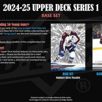 2024 2025 Upper Deck Series One Hockey Unopened Blaster Box of Packs with a Young Guns Rookie Card and Green Dazzler Card Plus