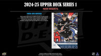 2024 2025 Upper Deck Series One Hockey Unopened Blaster Box of Packs with a Young Guns Rookie Card and Green Dazzler Card Plus
