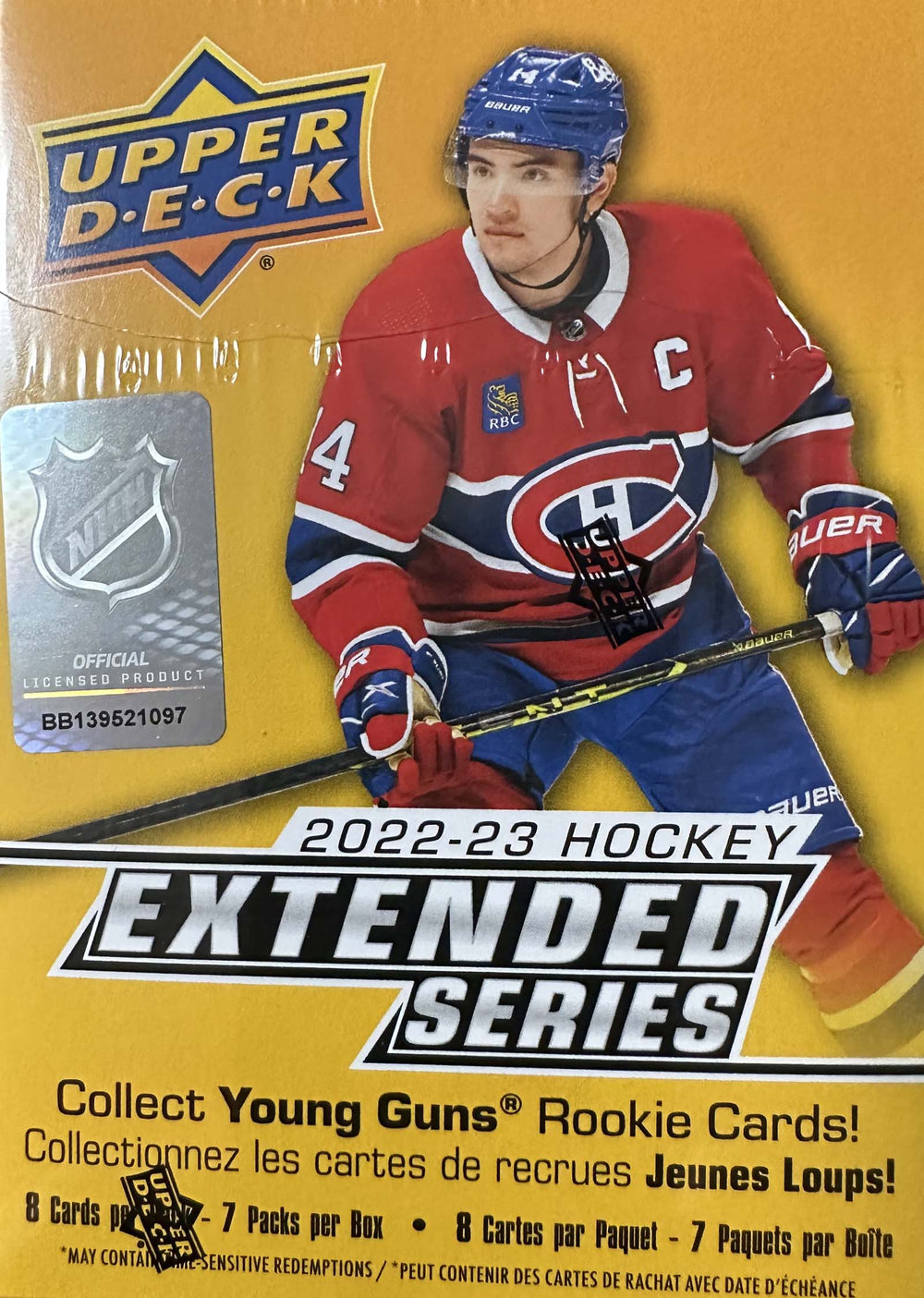 2022 2023 Upper Deck Hockey EXTENDED Series Blaster Box of Packs
