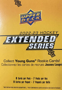 2022 2023 Upper Deck Hockey EXTENDED Series Blaster Box of Packs