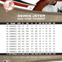 2006 Upper Deck Sweet Spot Baseball Update Series Complete Mint 100 Card Set Loaded with Stars and Hall of Famers including Derek Jeter, Greg Maddux, David Ortiz and Ken Griffey Jr Plus