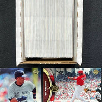 2006 Upper Deck Sweet Spot Baseball Update Series Complete Mint 100 Card Set Loaded with Stars and Hall of Famers including Derek Jeter, Greg Maddux, David Ortiz and Ken Griffey Jr Plus