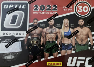 2022 UFC Donruss OPTIC Factory Sealed Blaster Box with Possible Blaster EXCLUSIVE Purple Velocity Parallels