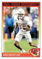 Xavier Worthy 2024 Panini Score Series Mint Rookie Card #324
