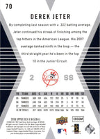 2008 Upper Deck X Baseball Series Complete Mint 100 Card Set Loaded with Stars, Rookies and Hall of Famers
