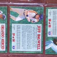 1994 Post Cereal Complete 30 Card Set in Original Box featuring Piazza, Griffey, Thomas ++