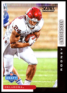 Rodney Anderson 2019 Score NFL Draft Series Mint Card #DFT-26