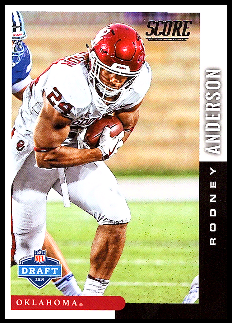 Rodney Anderson 2019 Score NFL Draft Series Mint Card #DFT-26