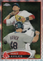Mike Aviles2012 Topps Chrome X-Fractors Series Mint Card #207
