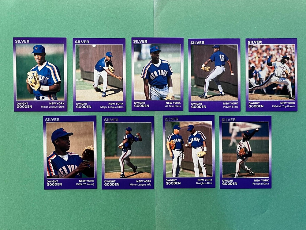 Dwight Gooden 1991 Star Company SILVER Series Complete Mint Set