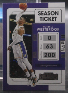 Russell Westbrook 2022 2023 Panini Contenders Season Ticket Series Mint Card #52