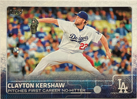 Clayton Kershaw 2015 Topps Series Mint Card  #317
