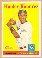Hanley Ramirez 2007 Topps Heritage Yellow Short Print Card #108

