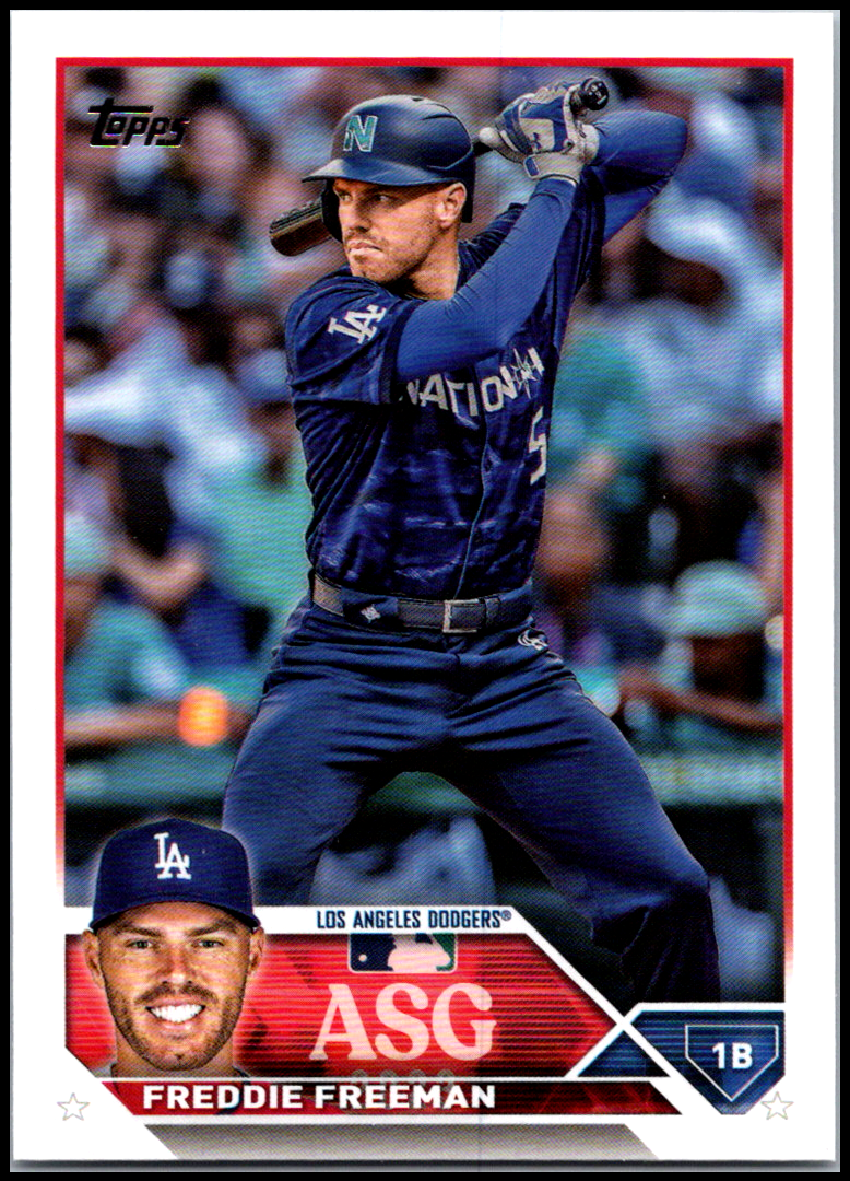 Freddie Freeman 2023 Topps Update All-Star Game Series Mint Card #ASG-25