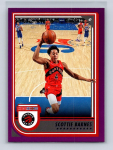 Scottie Barnes 2022 2023 Panini Hoops Purple Series Mint Card #37