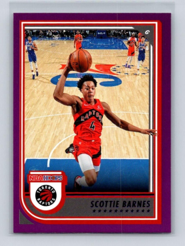 Scottie Barnes 2022 2023 Panini Hoops Purple Series Mint Card #37