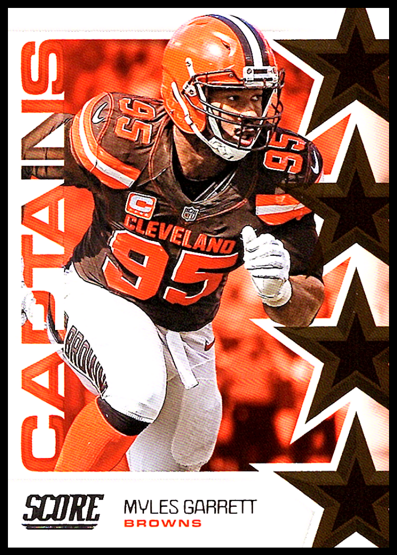 Myles Garrett  2019 Score Captains Series Mint Card #C-17