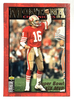 Joe Montana 1995 Chronicles Collector's Choice Series Mint Card #JM5
