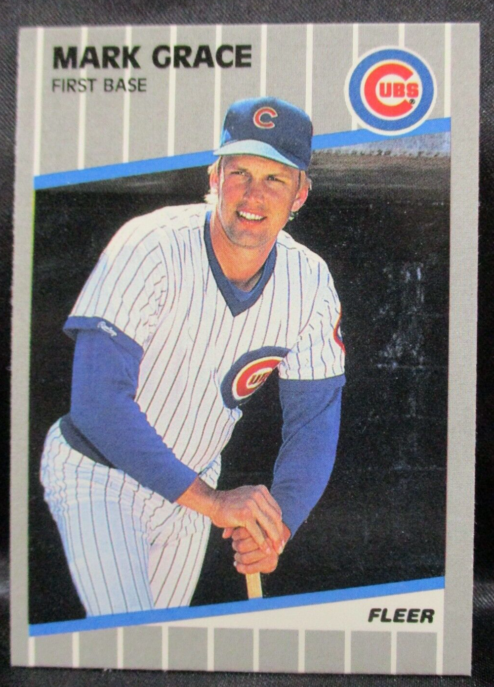 Mark Grace 1989 Fleer Series Mint Card #426