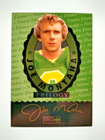 Joe Montana 1995 Upper Deck Trilogy Collector's Choice Header Card
