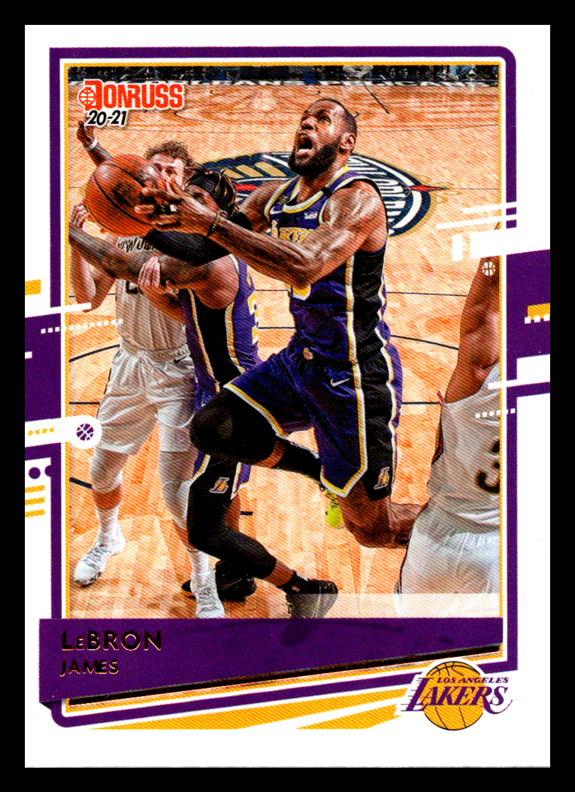 LeBron James 2020 2021 Donruss Series Mint Card #12