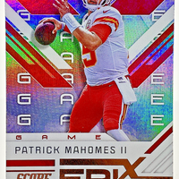 Patrick Mahomes II 2019 Score Epix Game Series Mint Card  #EG-3