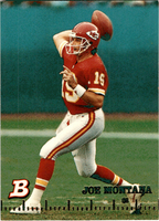 Joe Montana 1994 Bowman Series Mint Card #100
